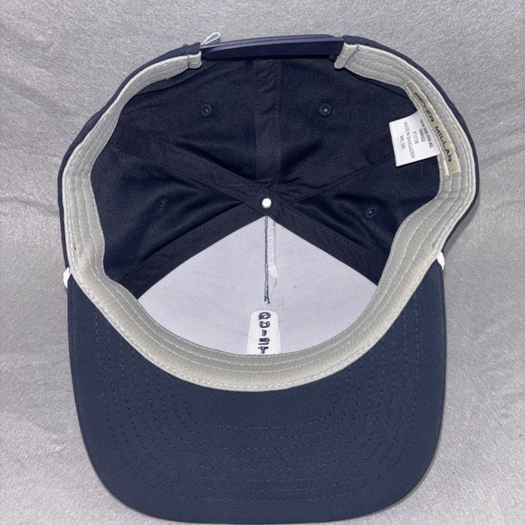 Peter Millar Quiet Please Navy Performance Rope Men's Women's Golf Hat Snapback - Picture 10 of 15